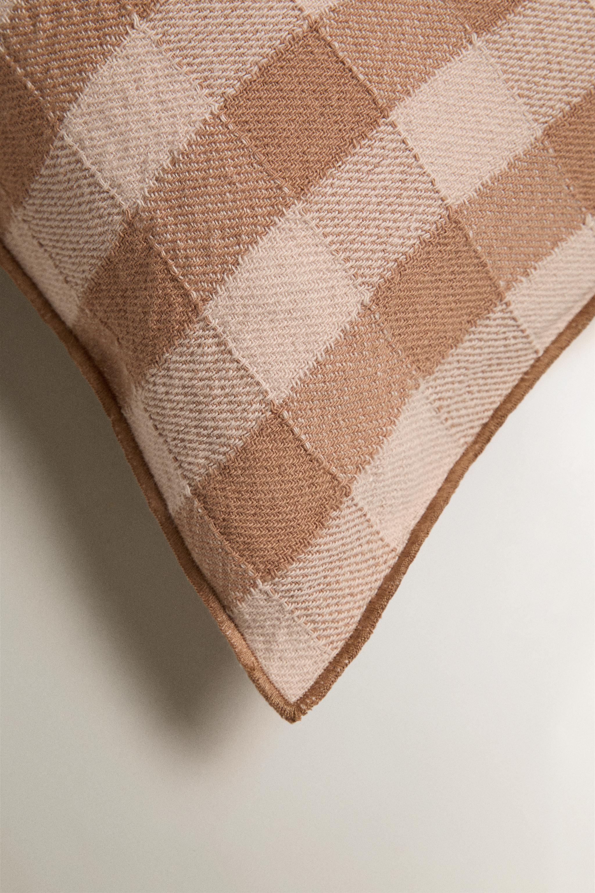 GINGHAM THROW PILLOW COVER